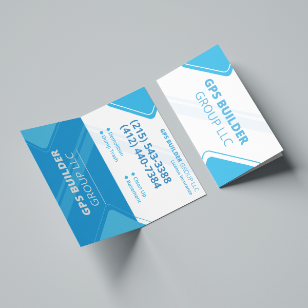 Folded Business Cards