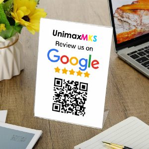 QR Code Tabletop Signs